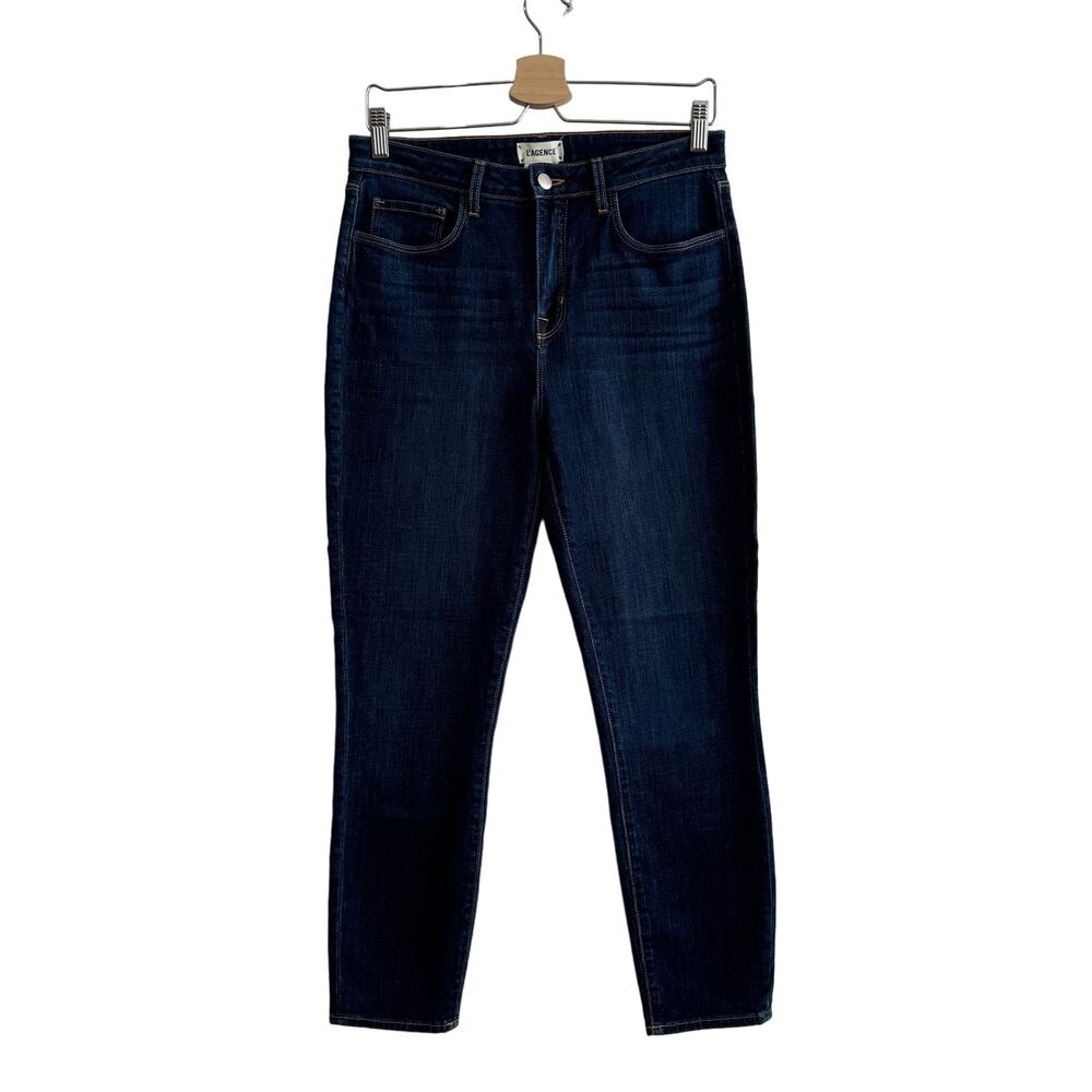 L'agence Margot High Rise Medium Wash Skinny Jeans US Women's Size 28 / 6